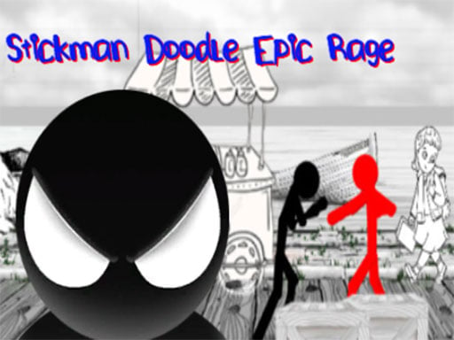 Stickman Doodle Epic Rage Game Image