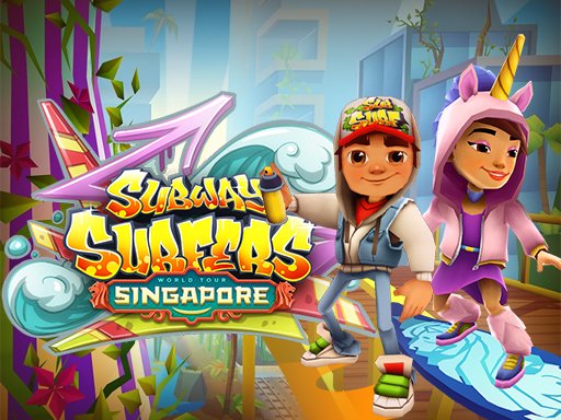 Play Subway Surfers Singapore  Free Online Games. KidzSearch.com