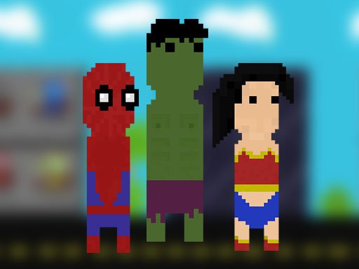 Super Heroes Runner Game Image