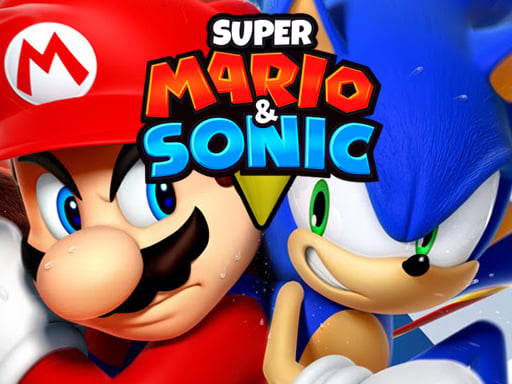Super Mario and Sonic Game Image