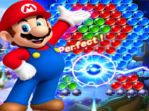 Super Mario Bubble Shooter Game Image