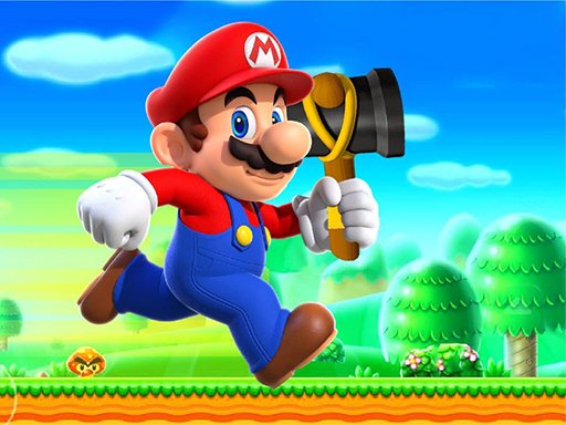 Super Mario Run And Shoot Game Image