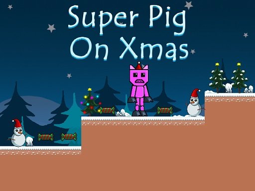 Super Pig on Xmas Game Image