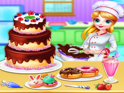 Sweet Bakery Chef Mania Cake Games For Girls