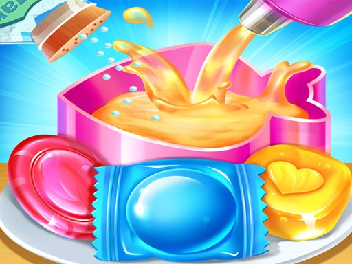 Sweet Candy Maker  Lollipop  Gummy Candy Game