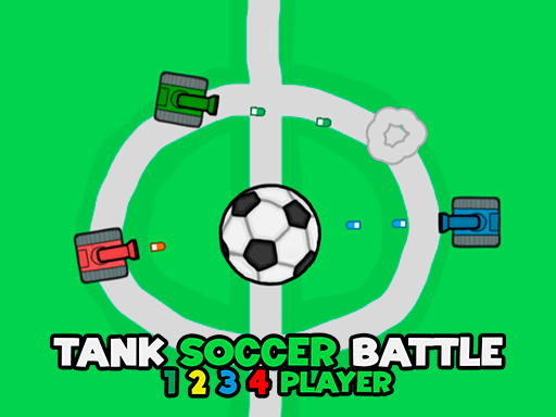 Tank Soccer Battle 1 2 3 4 Player Game Image