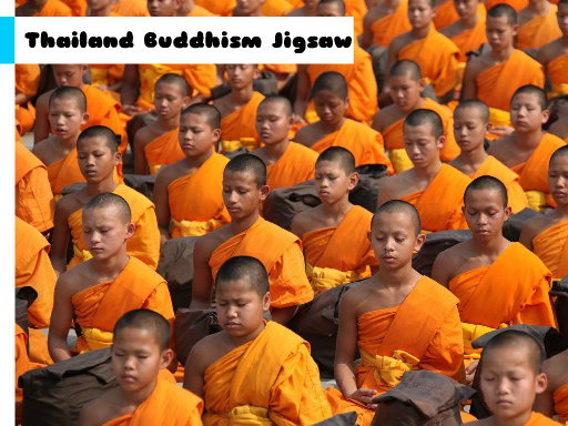 Thailand Buddhism Jigsaw Game Image