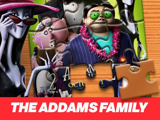 The Addams Family Jigsaw Puzzle Game Image