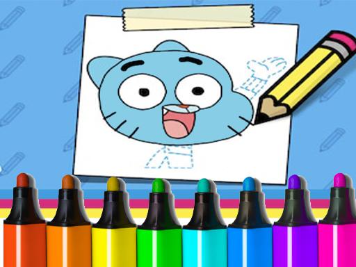 Jogo The Amazing World of Gumball: How to Draw Gumball no Jogos 360