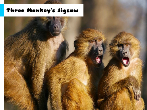 Three Monkeys Jigsaw
