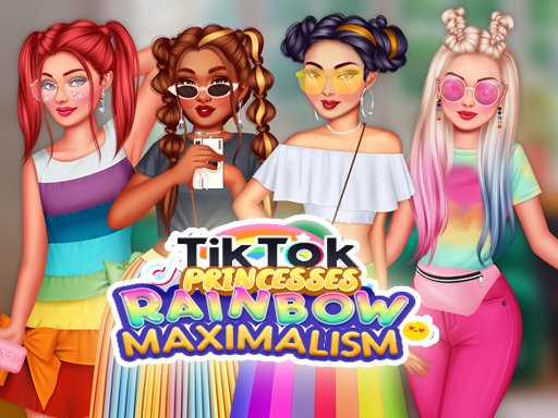 TikTok Princesses Rainbow Game Image