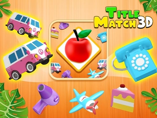 Tiled Match Three 3D Game Image