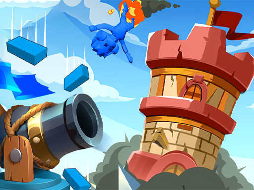 Tower Clash Collect Bricks Game Image