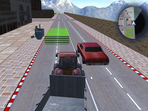 Tractor Driving Garbage collect Game Image