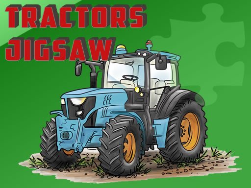 Tractors Jigsaw Game Image