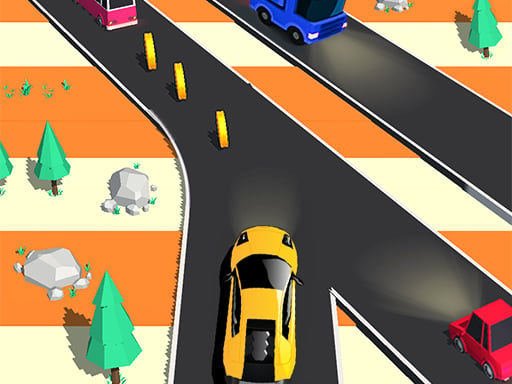 Traffic Car Run 2D : Car games Game Image