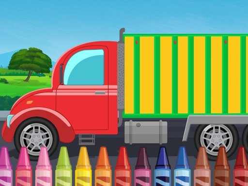 Truck Coloring Game Image