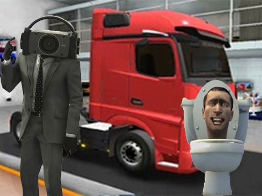 Truck Simulator Skibidi Toilet Game Image