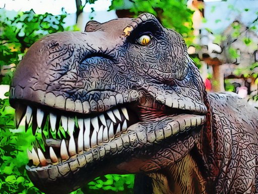 Tyrannosaurus Rex Carnivore Jigsaw Game Image