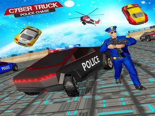 US Police CyberTruck Chase Game Image