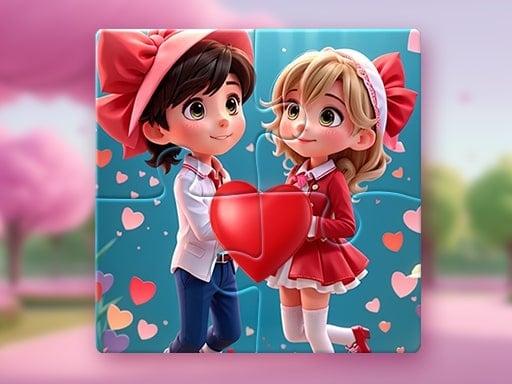 Valentine Couple Jigsaw Puzzle Game Image