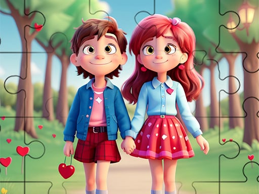 Valentines Day Jigsaw Puzzle Game Image