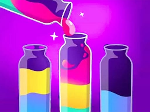 Water Color Sort Game Game Image