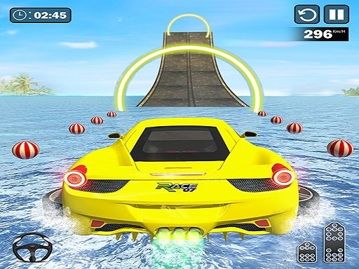 Water Surfing Car Stunt Games Car Driving Games Game Image