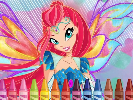Winx Coloring Game Image