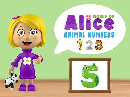 World of Alice   Animal Numbers  Game Image