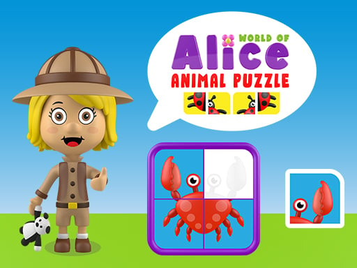 World of Alice   Animals Puzzle Game Image