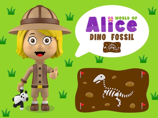 World of Alice   Dino Fossil Game Image
