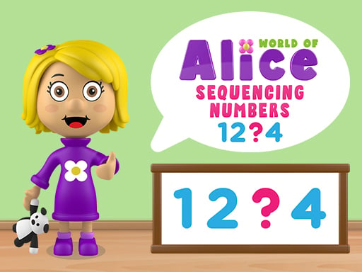 World of Alice Sequencing Numbers Game Image