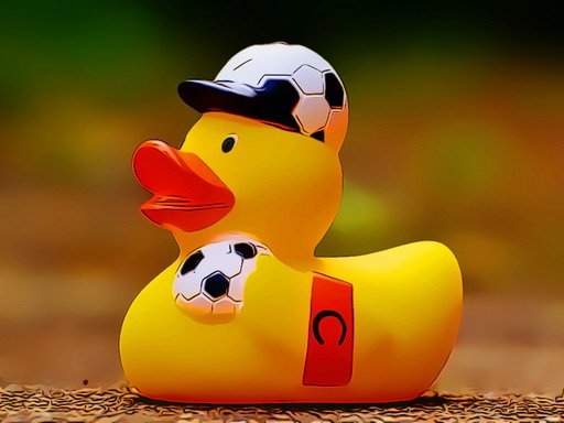 Yellow Ducks Puzzle Game Image