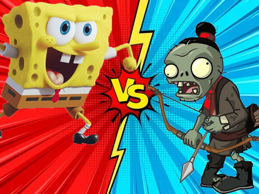 Zombie Vs SpongeBoob Game Image