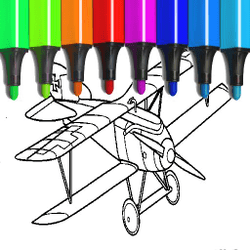 Airplanes Coloring Pages Game Image