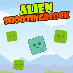 Alien Shooting Block Game Image