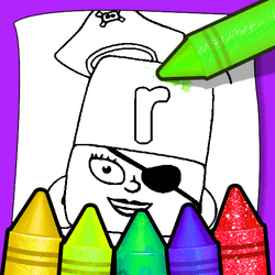 Alphablocks Coloring Pages Game Image