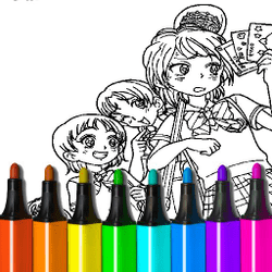 Anime Coloring Pages  Game Image