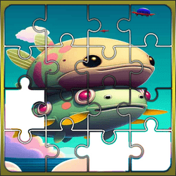Axolotl Jigsaw Picture Puzzle Game Image