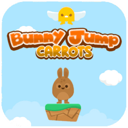Buny Jump Carrots Game Image
