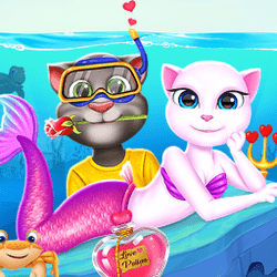 Cat Girl Valentine Story Deep Water Game Image