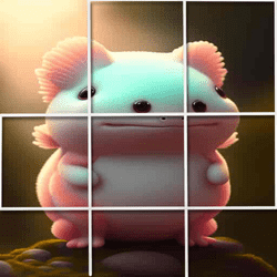 Chibi Totoro Tile Picture Challenge Game Image
