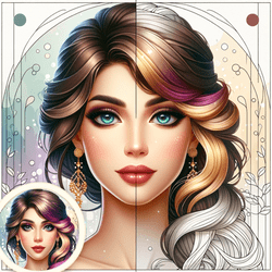 Colorful Art - Coloring Book Game Image