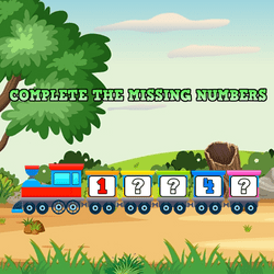 Complete The Missing Numbers Game Image