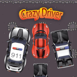 Crazy Driver Police Chase  Game Image