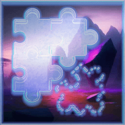 Crystals Sliding Image Adventure Game Image