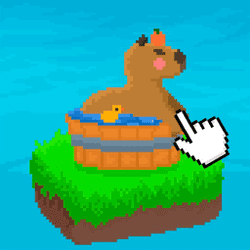 Cute Capybara Clicker Game Image