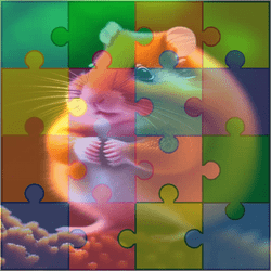 Cute Hamsters Picture piece Game Image