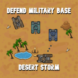 Defend Military Base Game Image